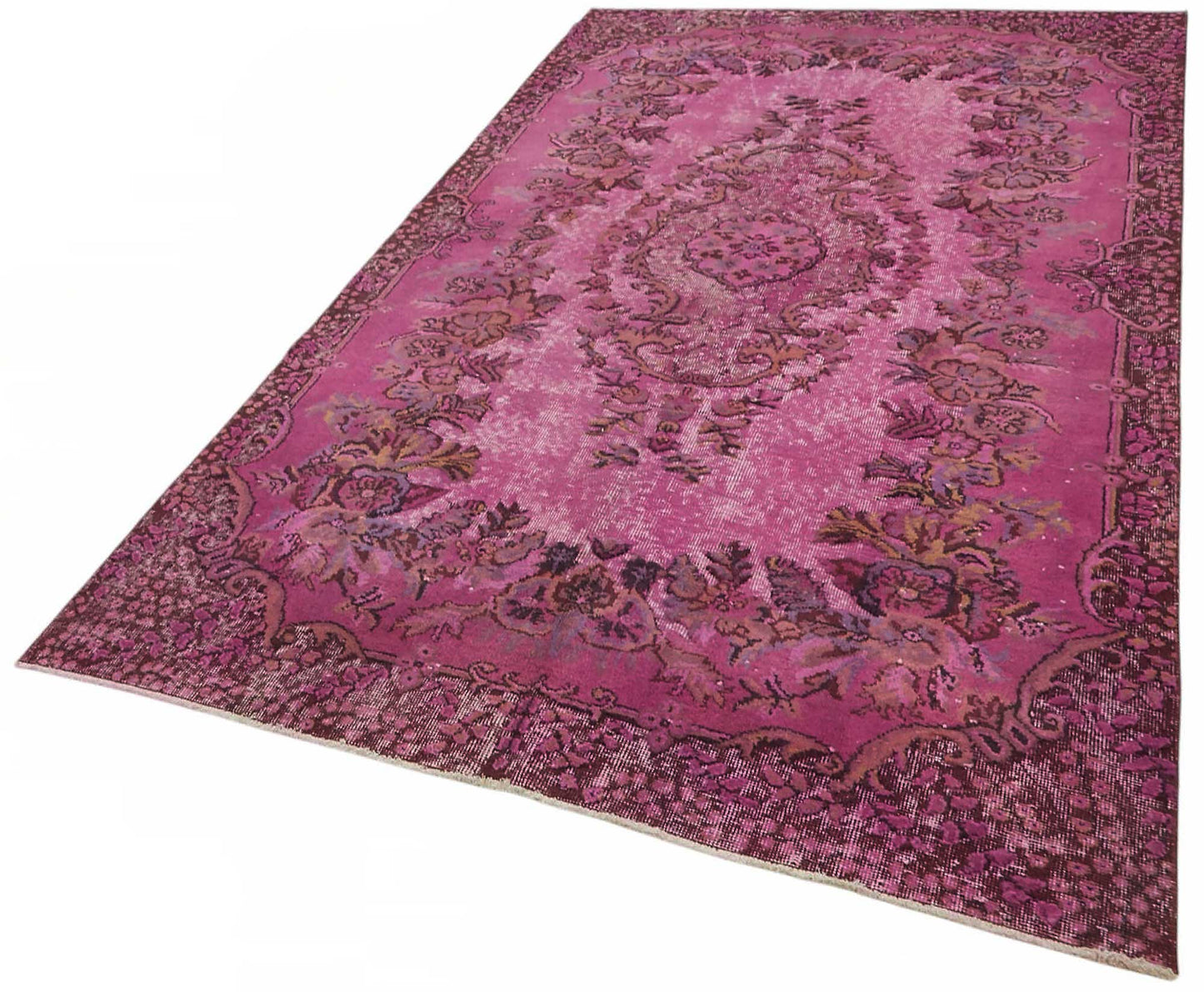 5x9 Pink Over-dyed Rug - 49289