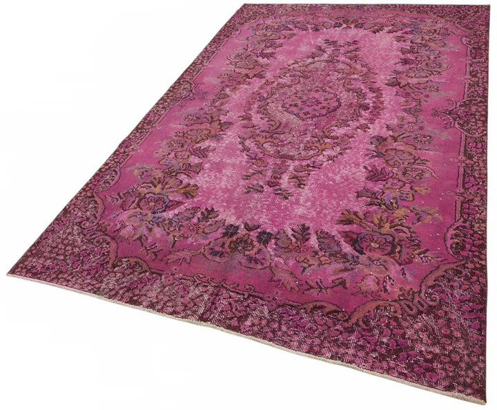 5x9 Pink Over-dyed Rug - 49289