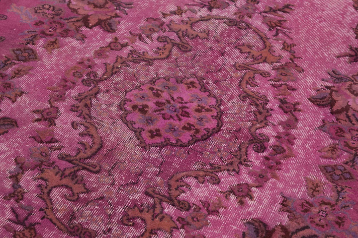 5x9 Pink Over-dyed Rug - 49289