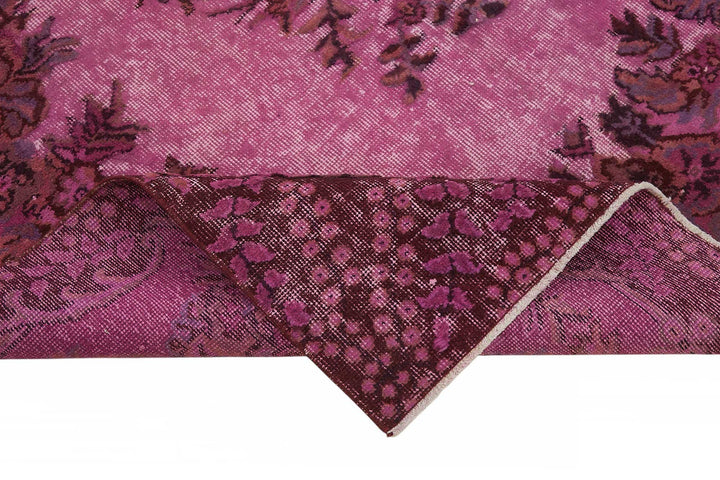 5x9 Pink Over-dyed Rug - 49289