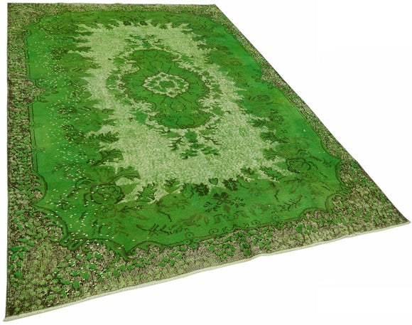 6x9 Green Over-dyed Rug - 49290