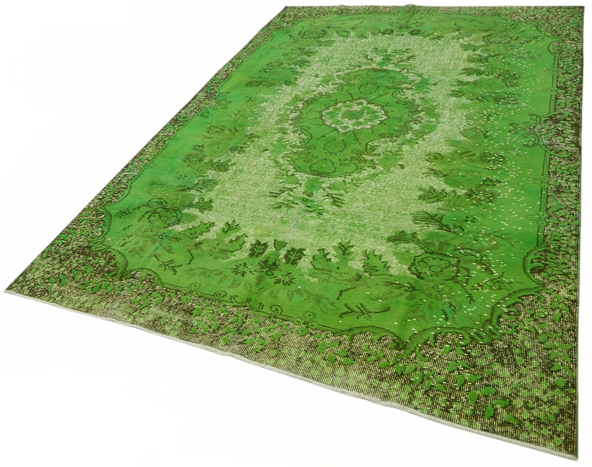 6x9 Green Over-dyed Rug - 49290