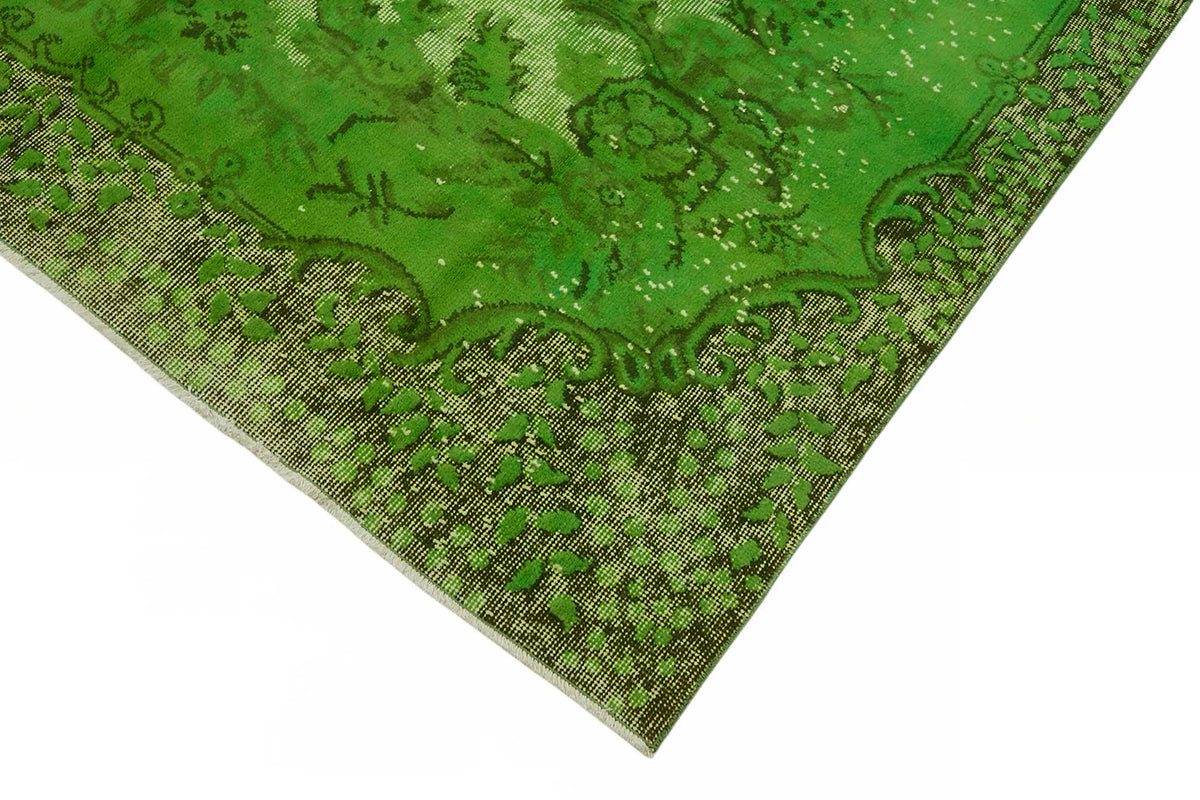 6x9 Green Over-dyed Rug - 49290