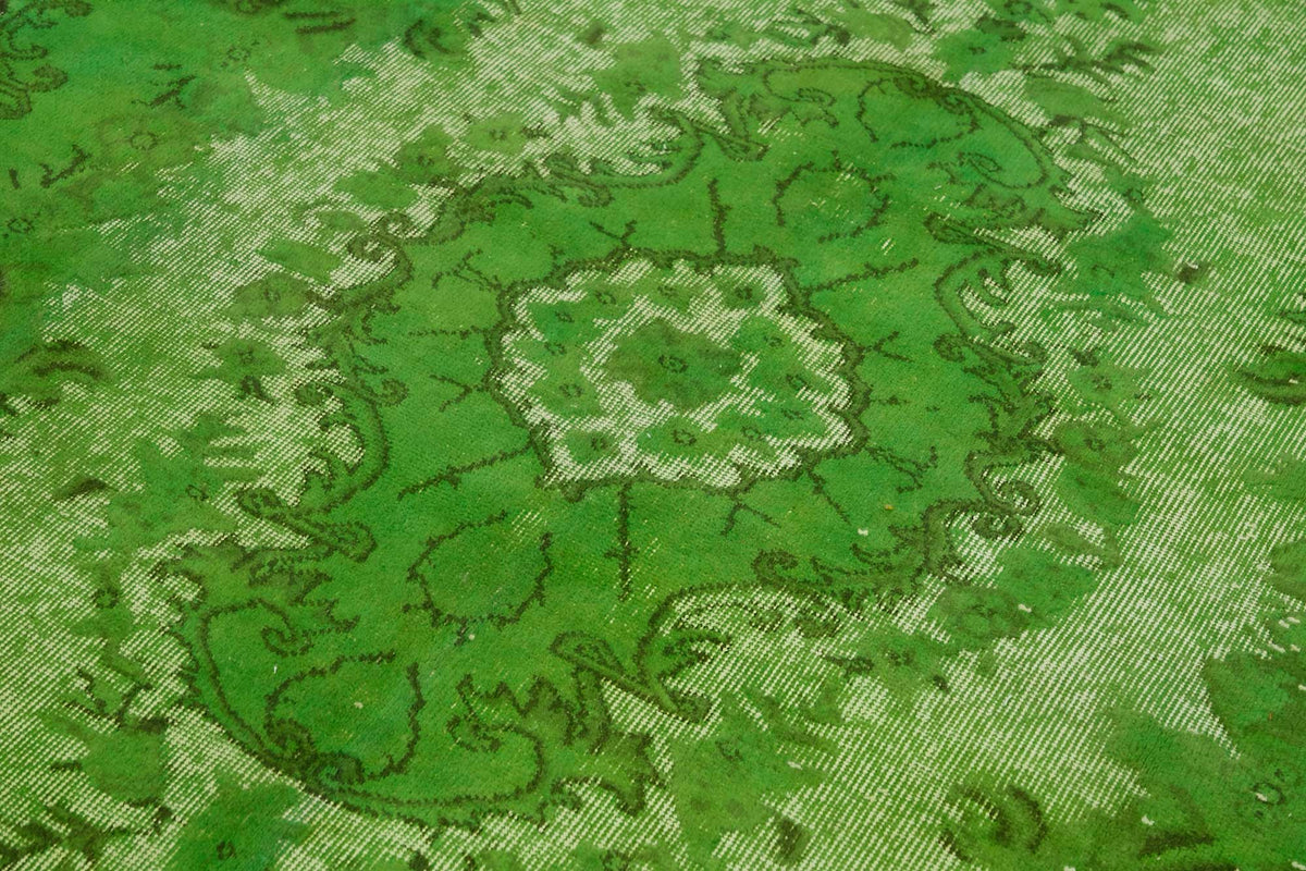 6x9 Green Over-dyed Rug - 49290
