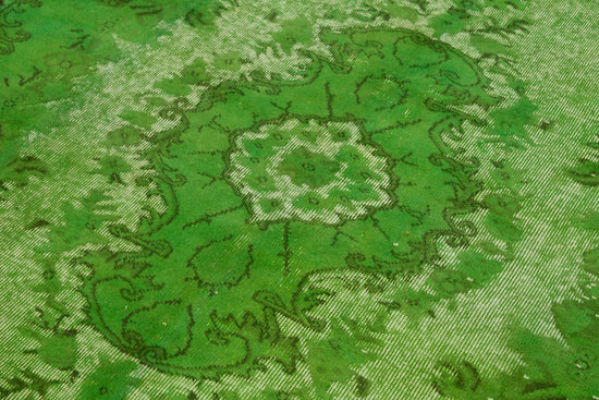6x9 Green Over-dyed Rug - 49290