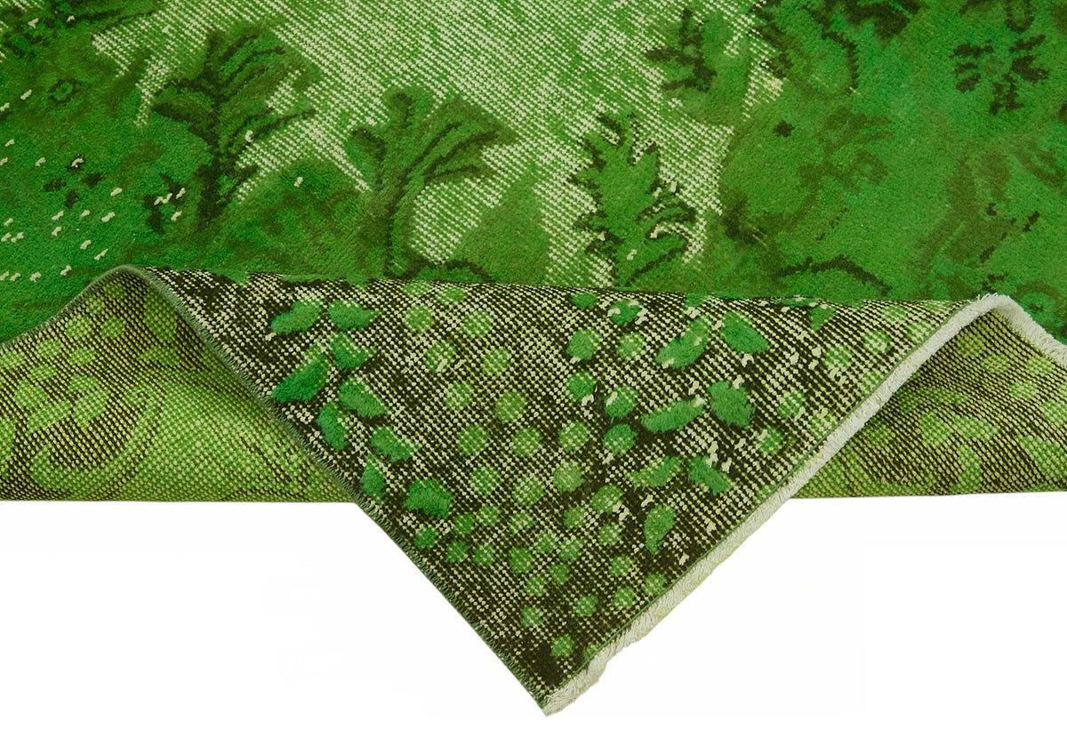 6x9 Green Over-dyed Rug - 49290