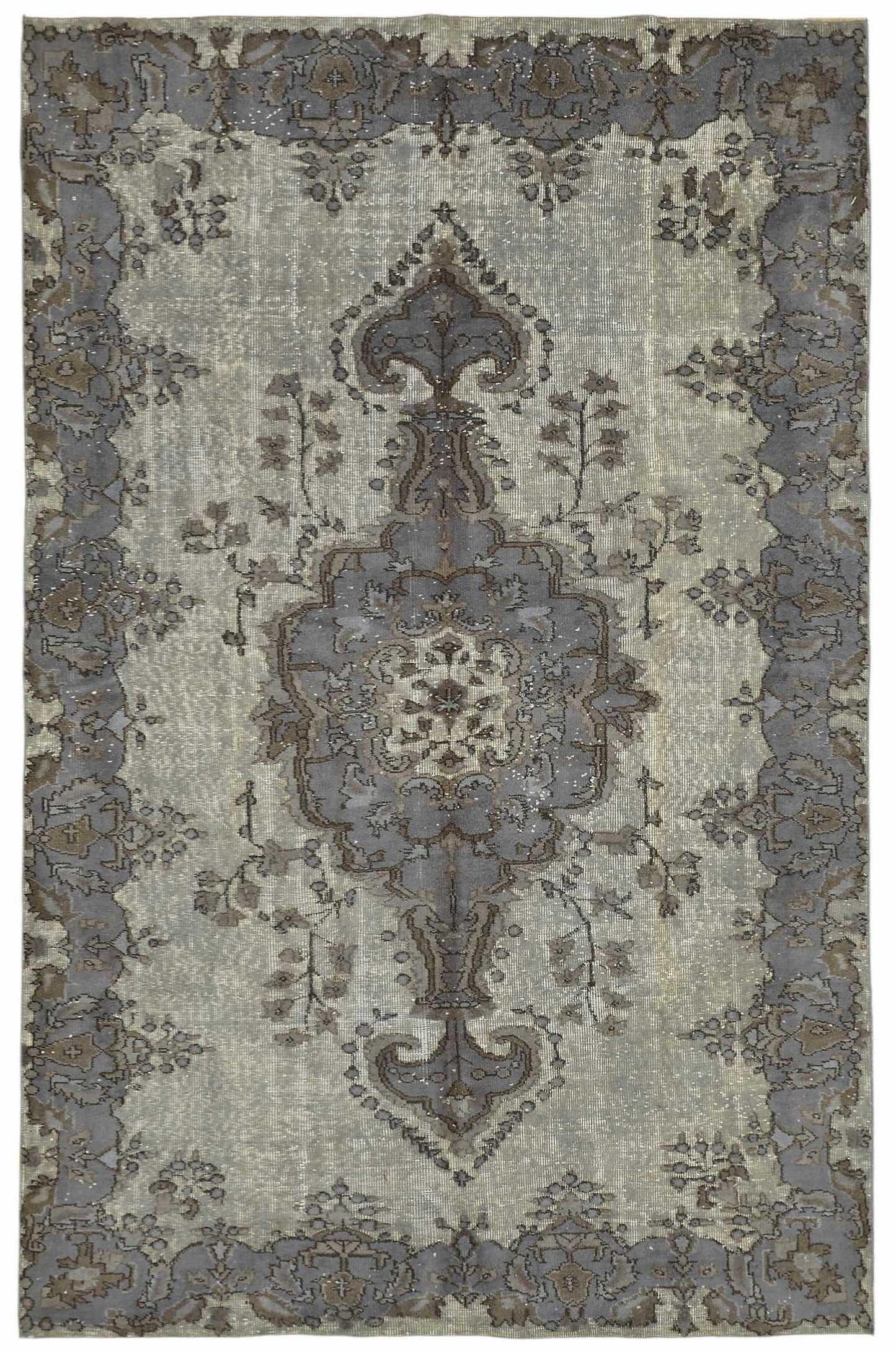 6x9 Grey Over-dyed Rug - 49291