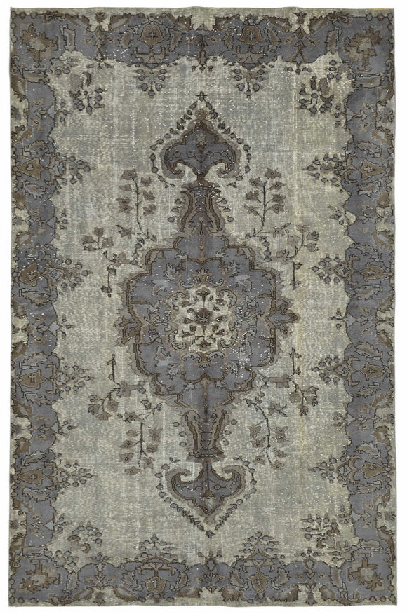 6x9 Grey Over-dyed Rug - 49291