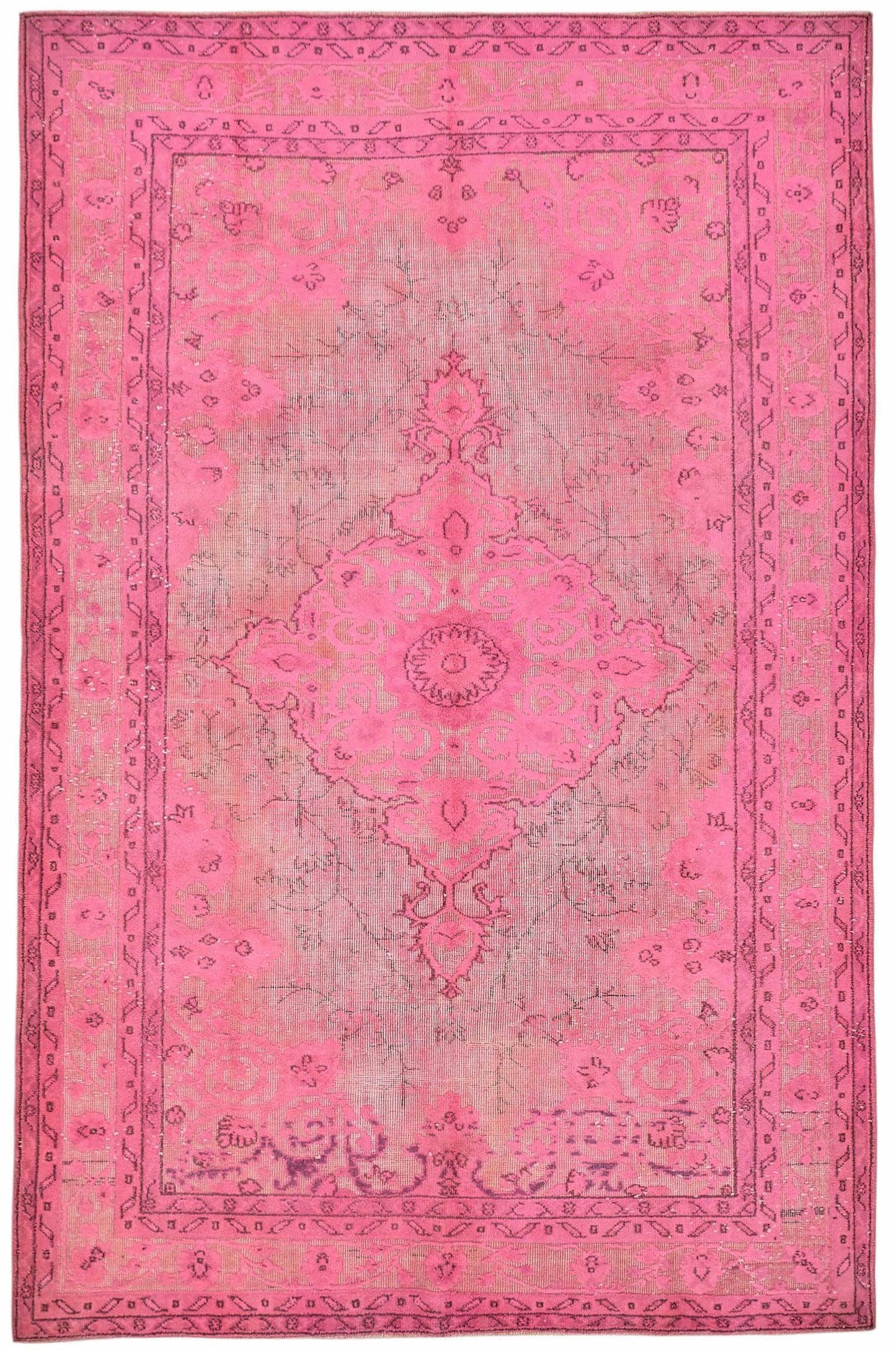 6x9 Pink Over-dyed Rug - 49292
