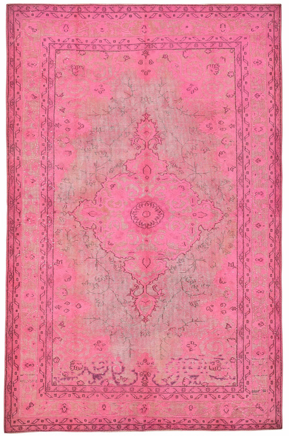 6x9 Pink Over-dyed Rug - 49292