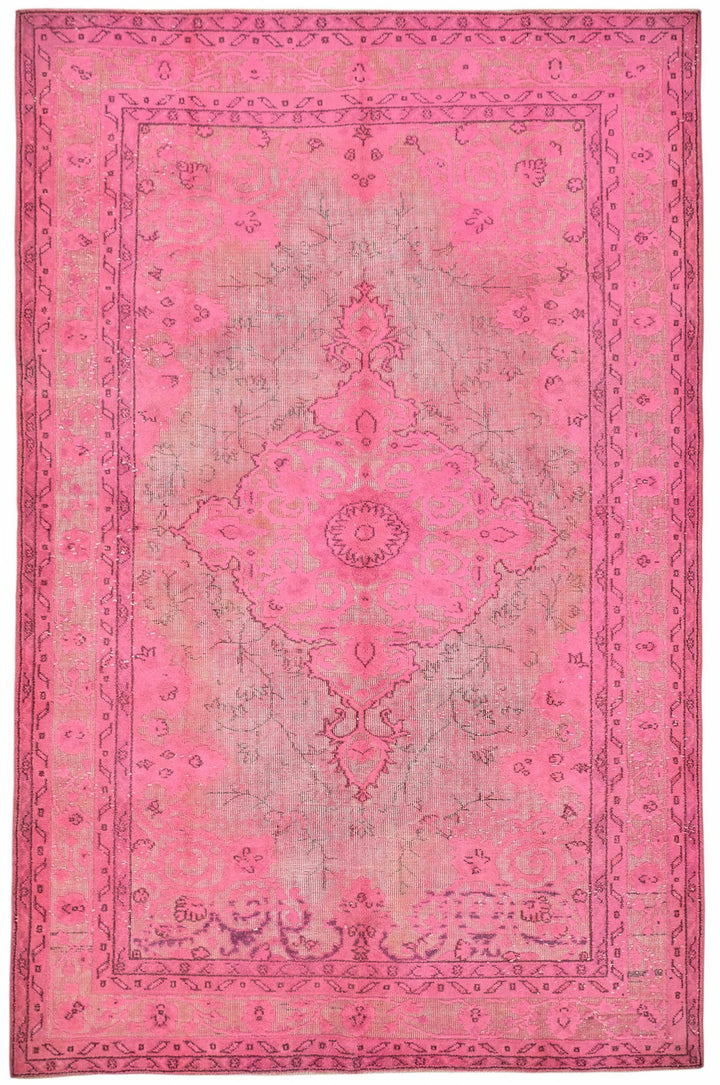 6x9 Pink Over-dyed Rug - 49292
