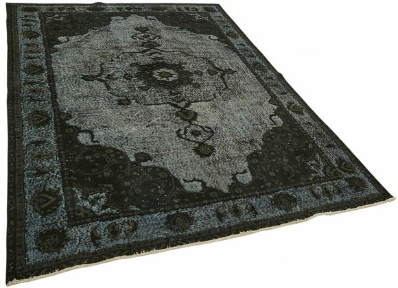 6x10 Black Over-dyed Rug - 49293