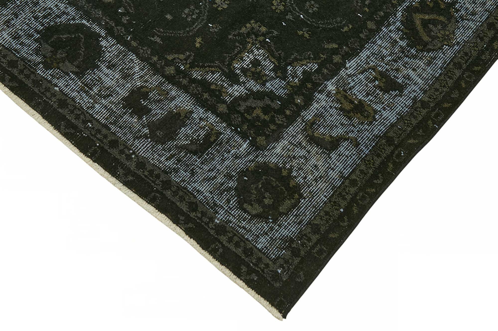 6x10 Black Over-dyed Rug - 49293