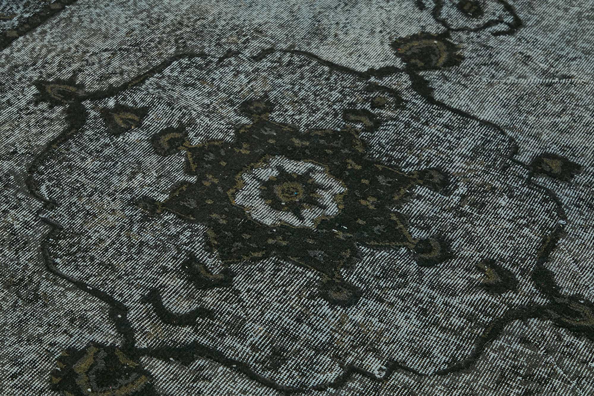 6x10 Black Over-dyed Rug - 49293