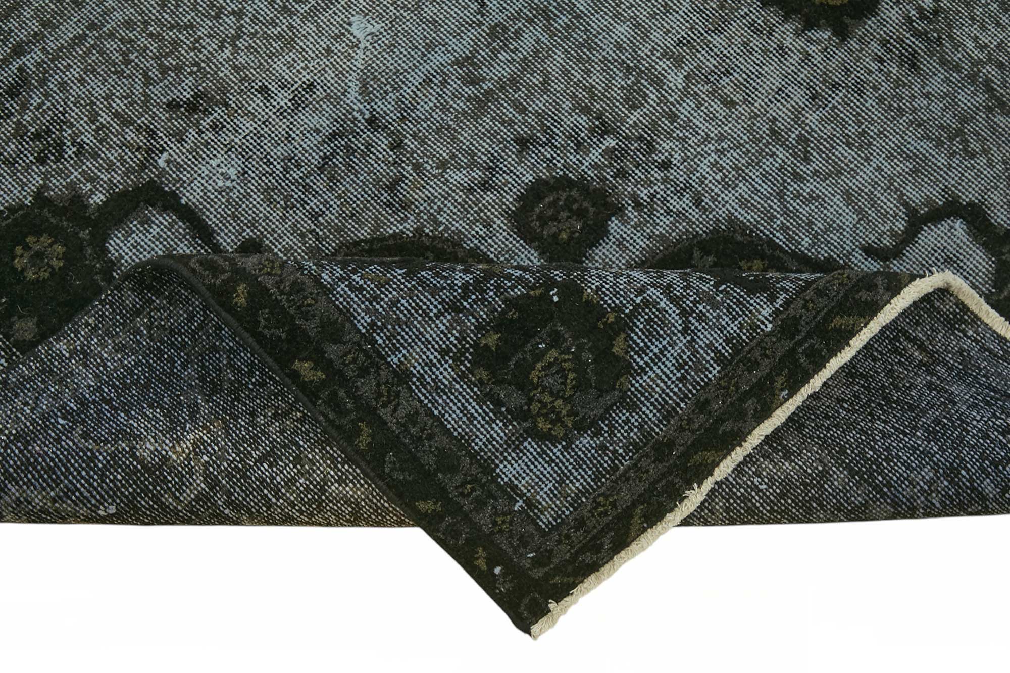 6x10 Black Over-dyed Rug - 49293