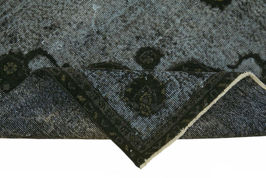 6x10 Black Over-dyed Rug - 49293