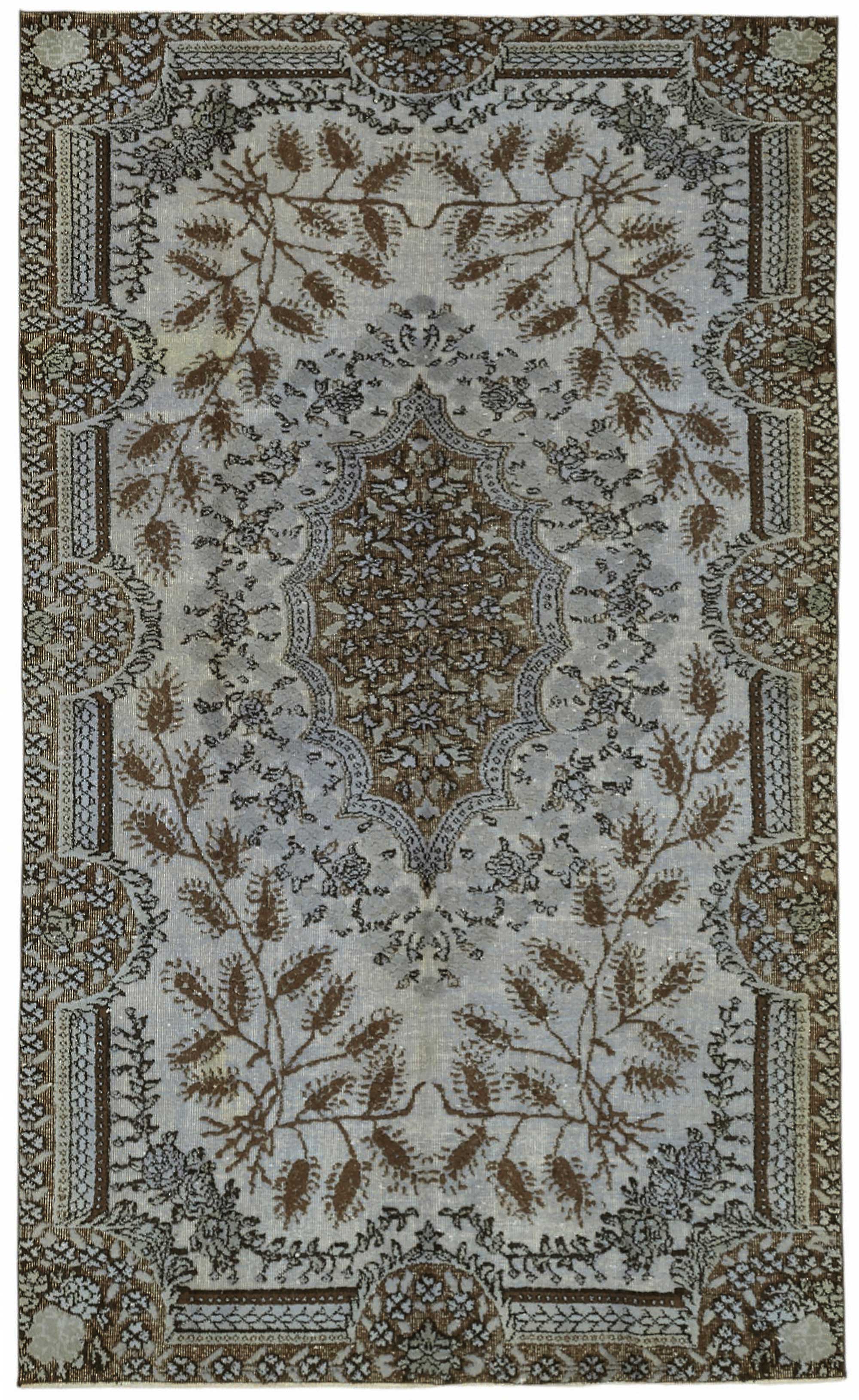 5x9 Grey Over-dyed Rug - 49295