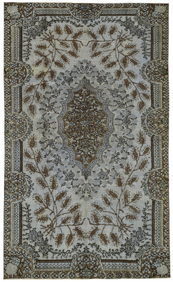 5x9 Grey Over-dyed Rug - 49295