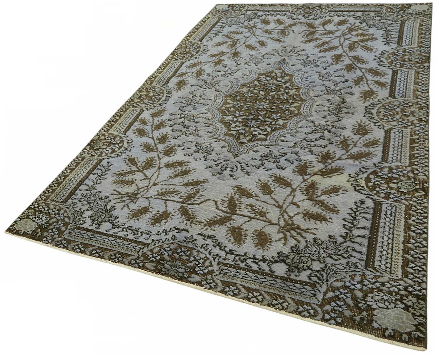 5x9 Grey Over-dyed Rug - 49295
