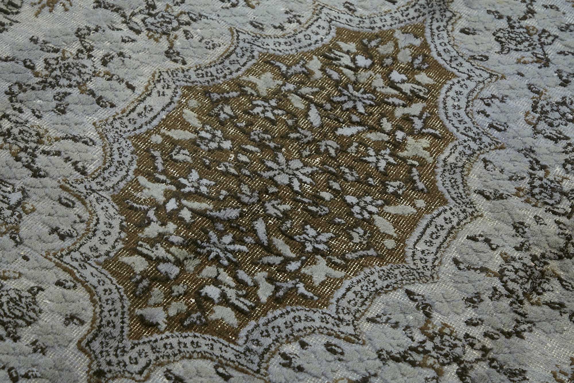 5x9 Grey Over-dyed Rug - 49295