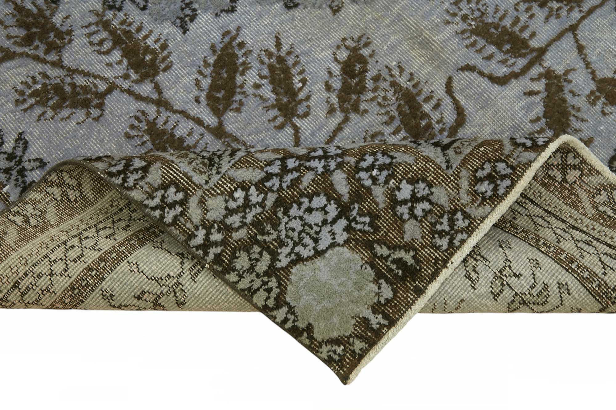 5x9 Grey Over-dyed Rug - 49295