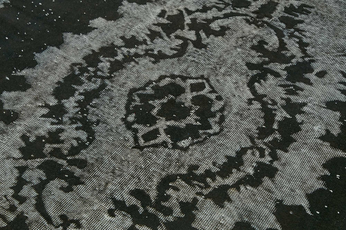 6x10 Black Over-dyed Rug - 49296