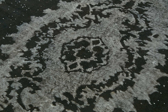 6x10 Black Over-dyed Rug - 49296