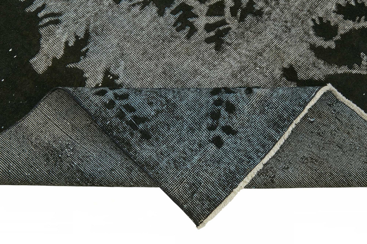 6x10 Black Over-dyed Rug - 49296