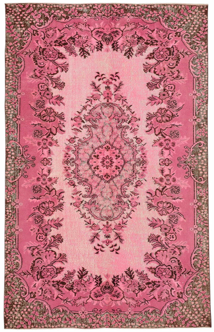 6x9 Pink Over-dyed Rug - 49297