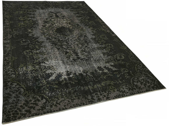 6x10 Black Over-dyed Rug - 49298