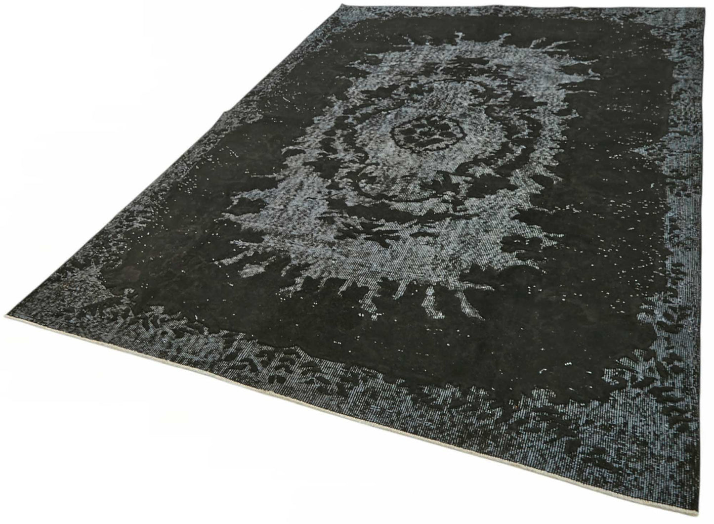 6x9 Black Over-dyed Rug - 49299