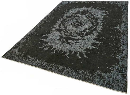 6x9 Black Over-dyed Rug - 49299