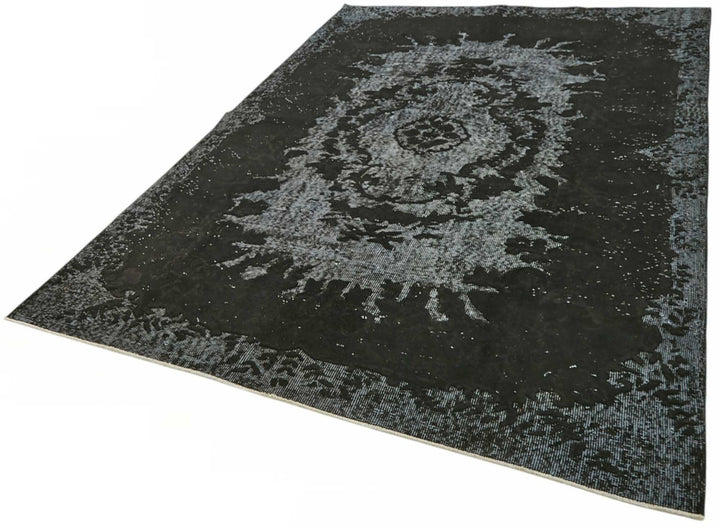 6x9 Black Over-dyed Rug - 49299