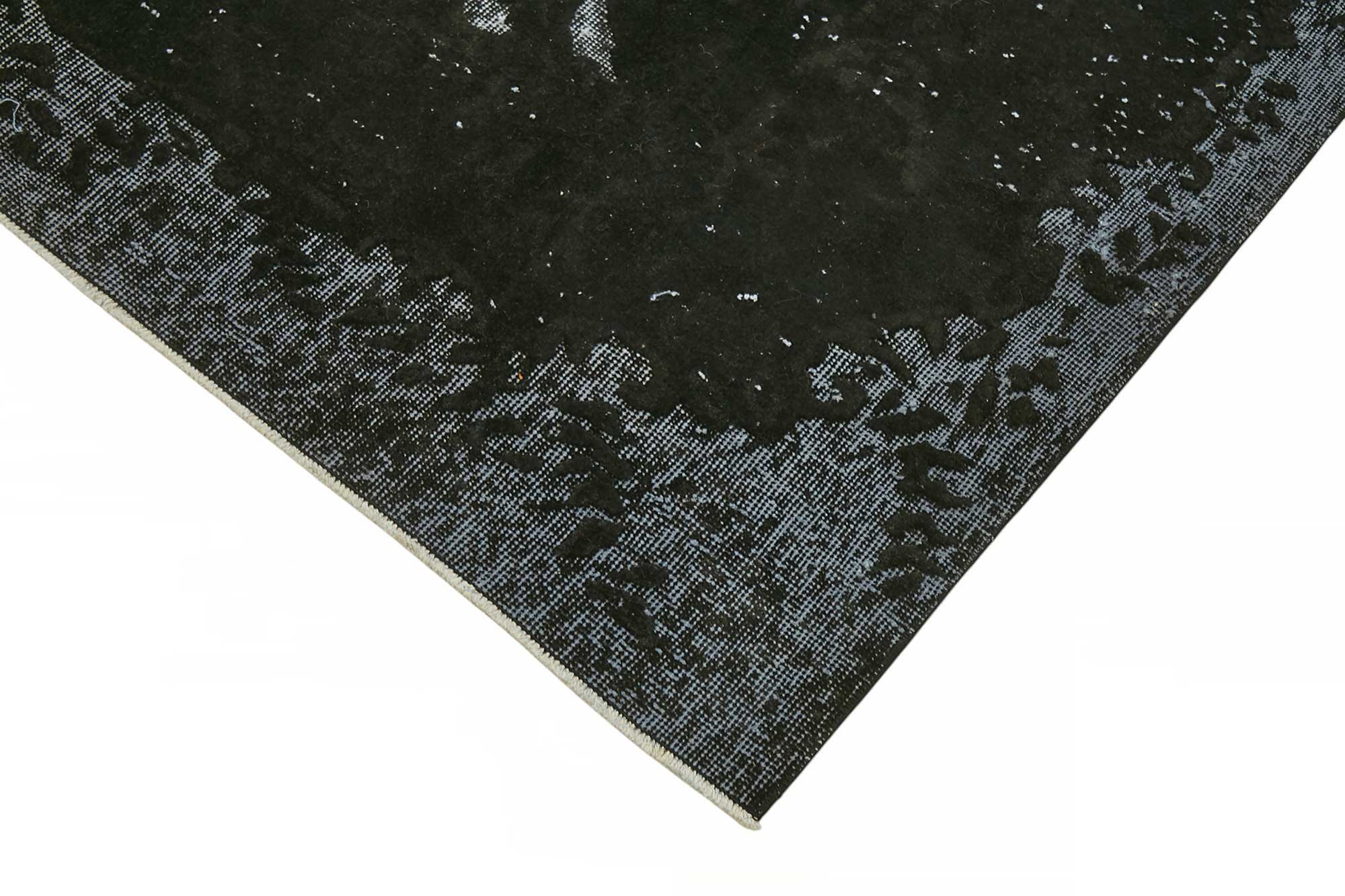 6x9 Black Over-dyed Rug - 49299