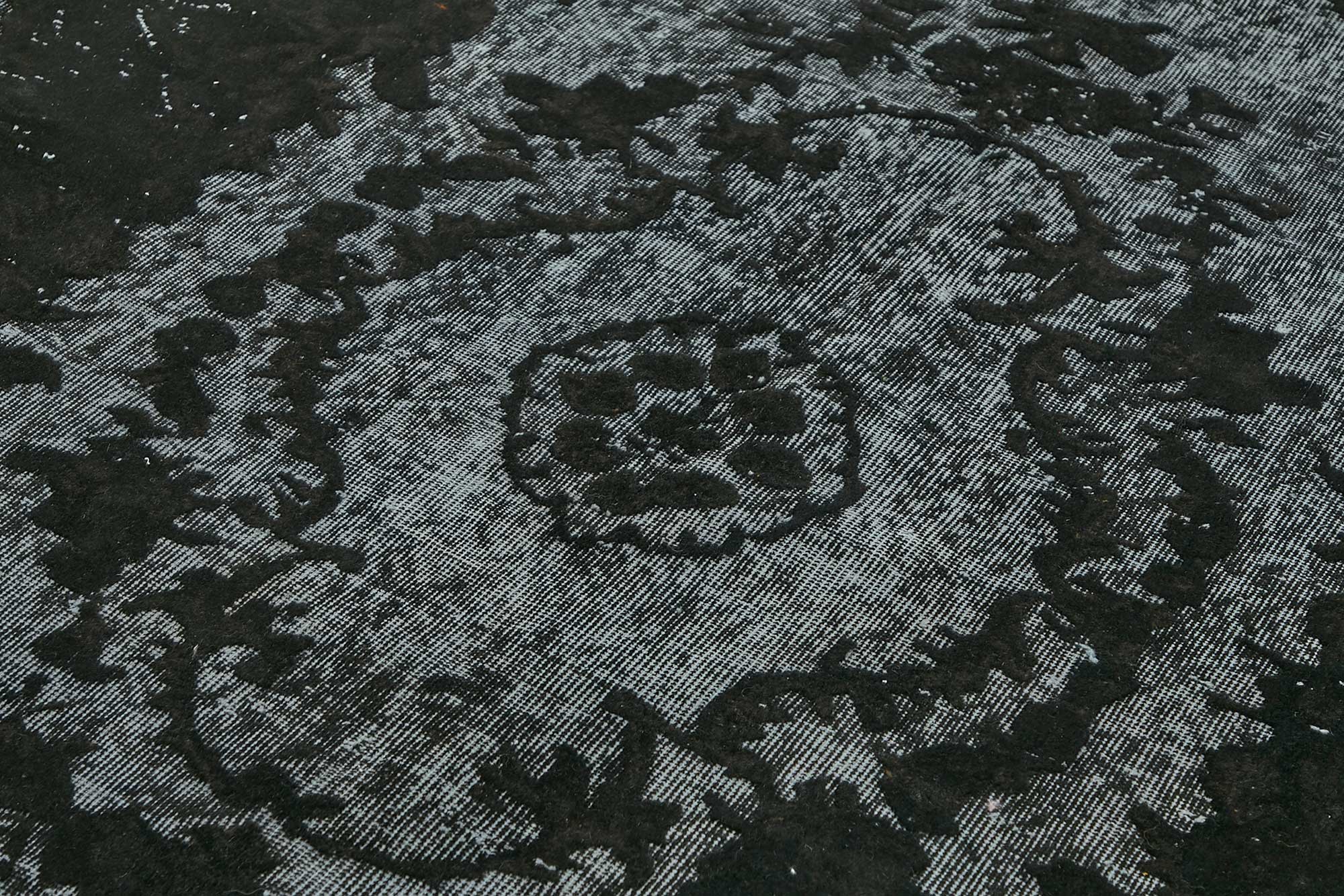 6x9 Black Over-dyed Rug - 49299
