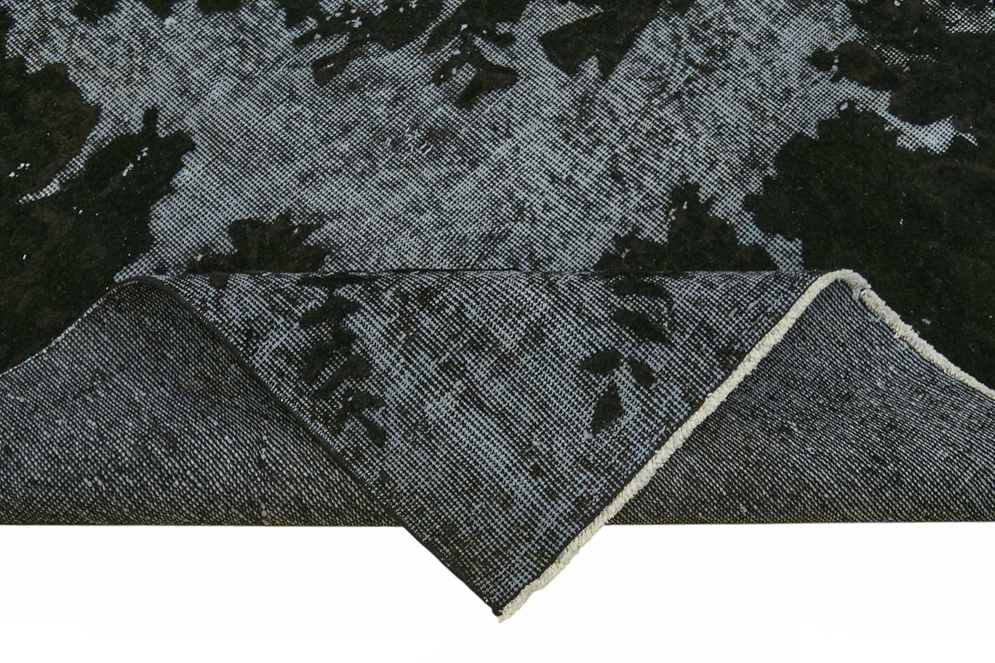 6x9 Black Over-dyed Rug - 49299