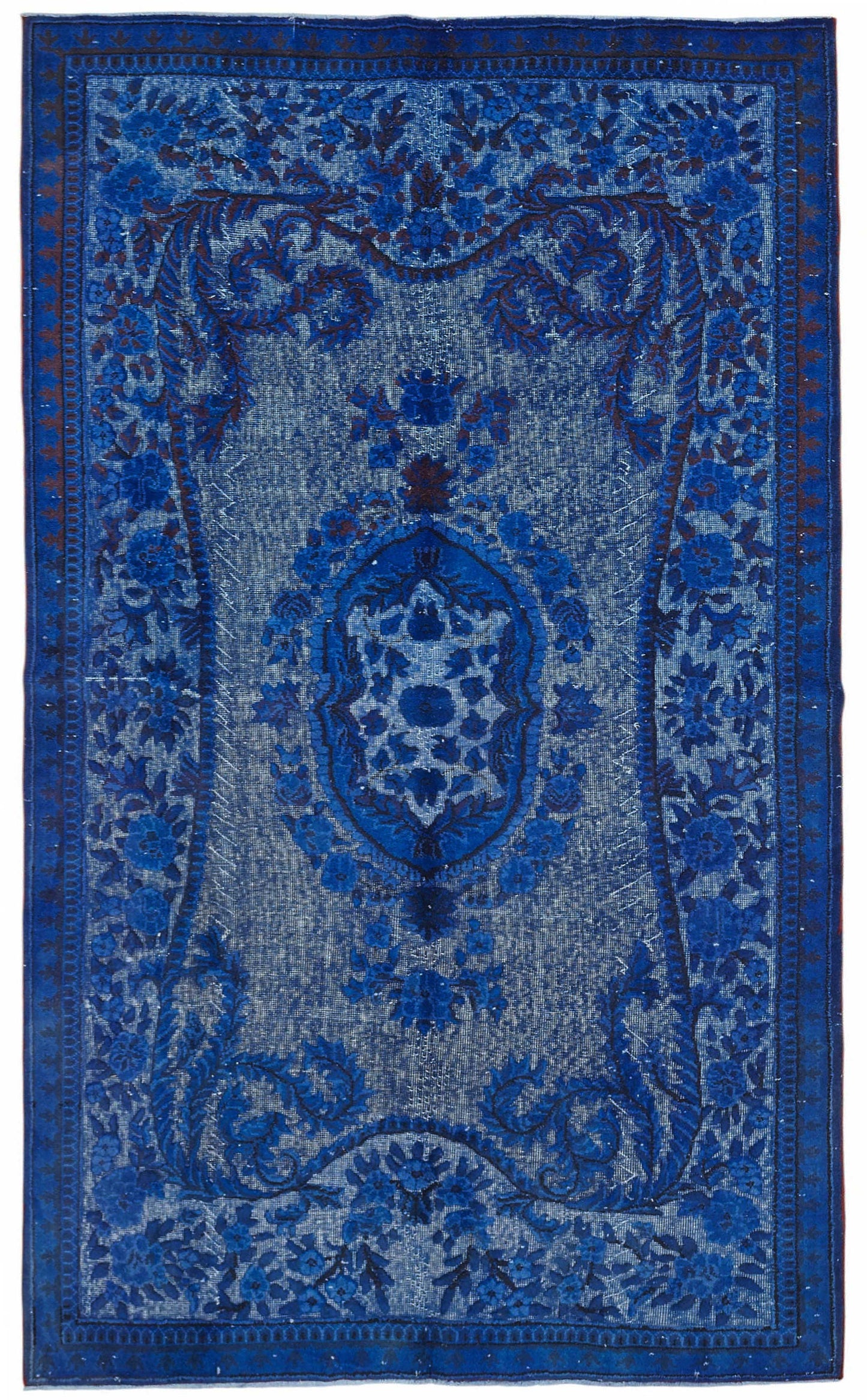 5x9 Blue Over-dyed Rug - 49300