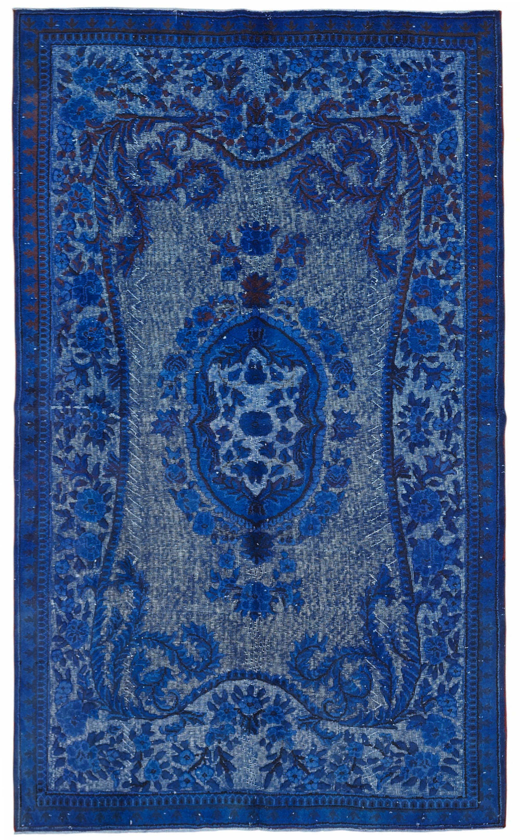 5x9 Blue Over-dyed Rug - 49300