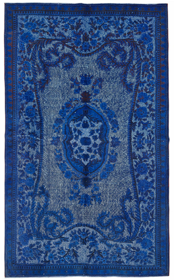 5x9 Blue Over-dyed Rug - 49300