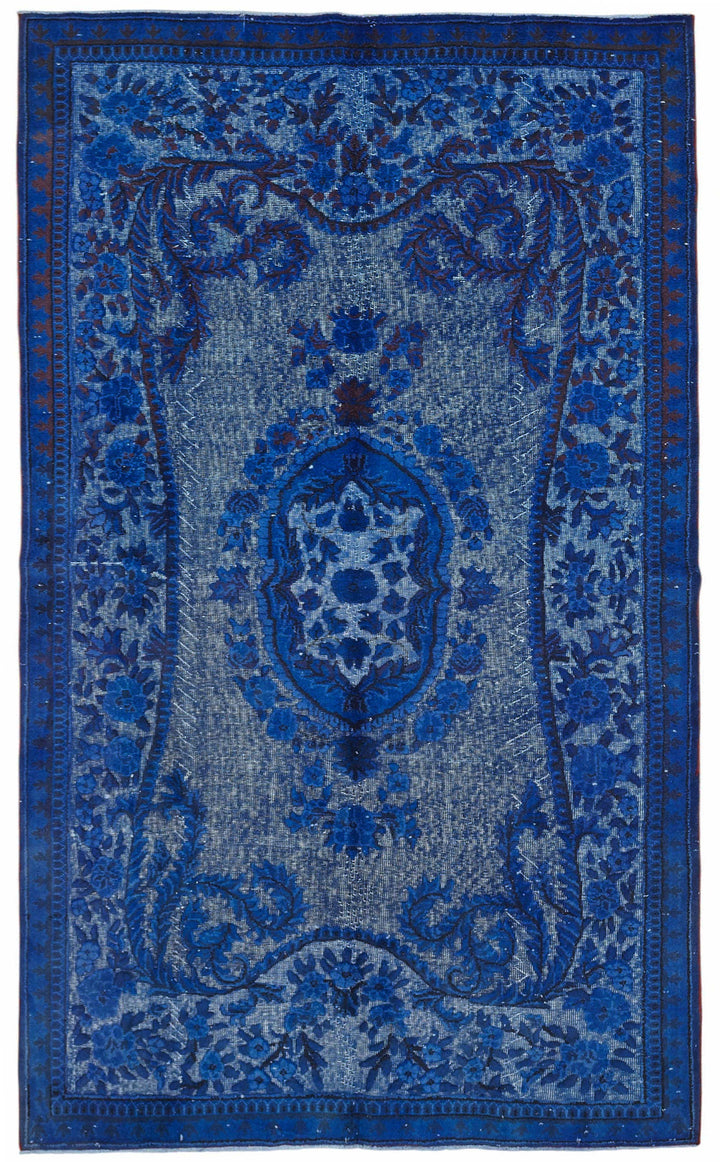 5x9 Blue Over-dyed Rug - 49300