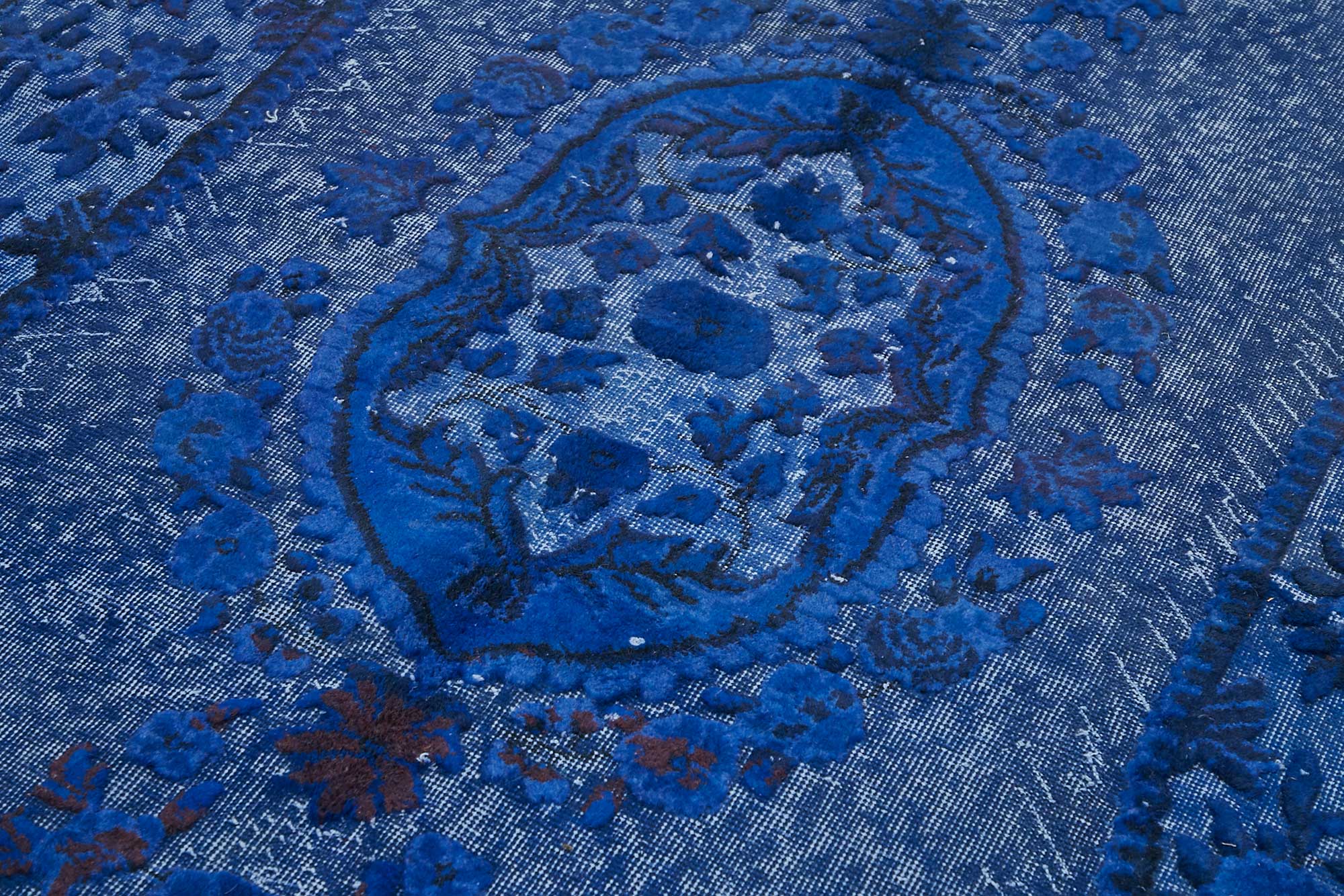 5x9 Blue Over-dyed Rug - 49300
