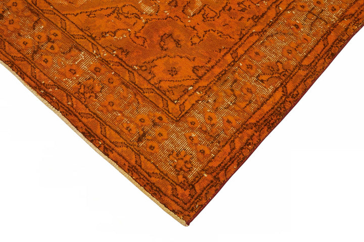 5x8 Orange Over-dyed Rug - 49301