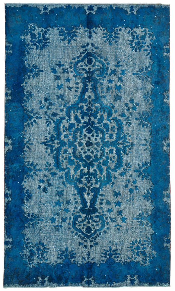 6x10 Blue Over-dyed Rug - 49302