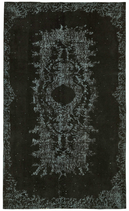 5x9 Black Over-dyed Rug - 49305