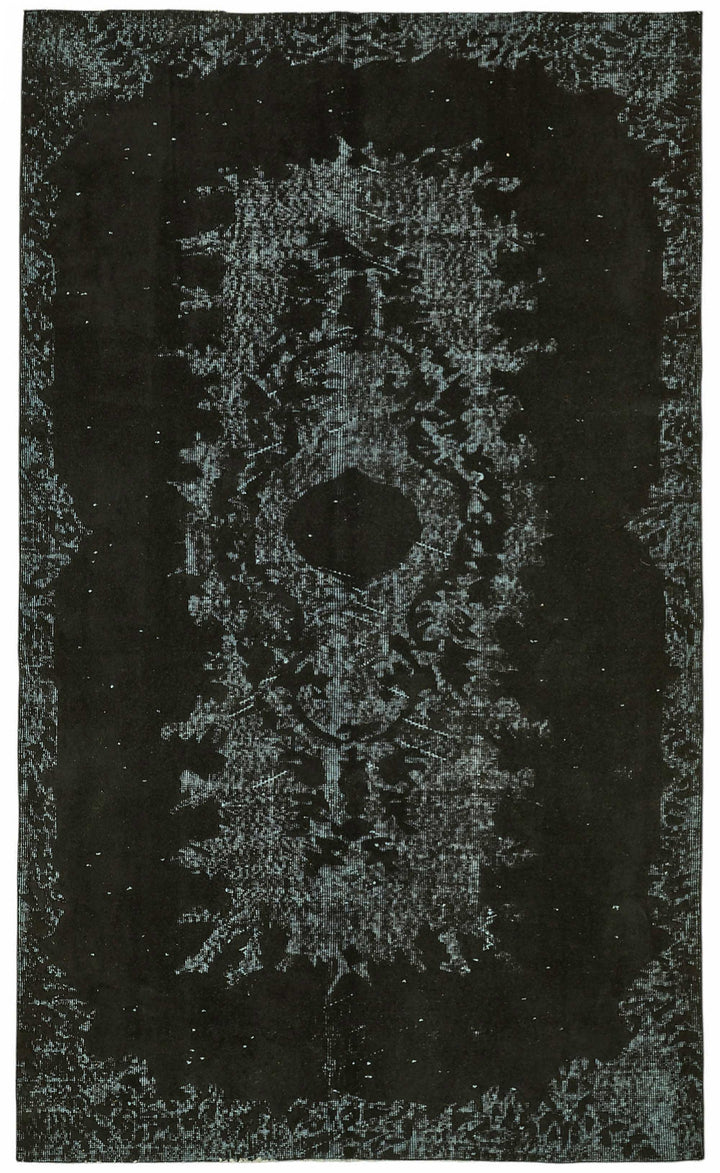 5x9 Black Over-dyed Rug - 49305