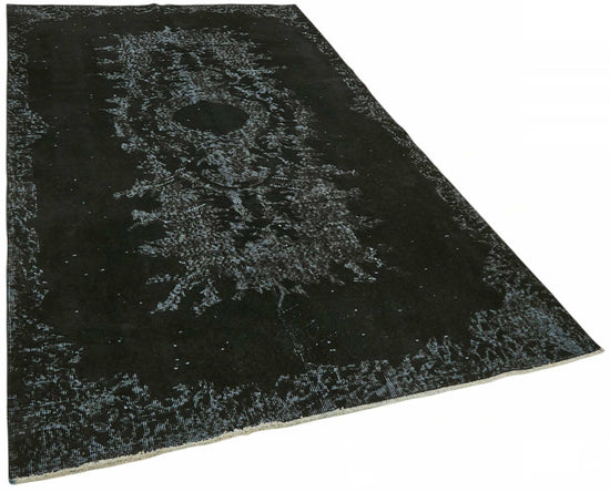 5x9 Black Over-dyed Rug - 49305