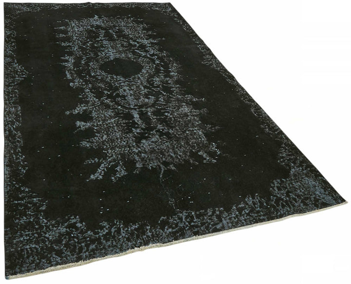 5x9 Black Over-dyed Rug - 49305