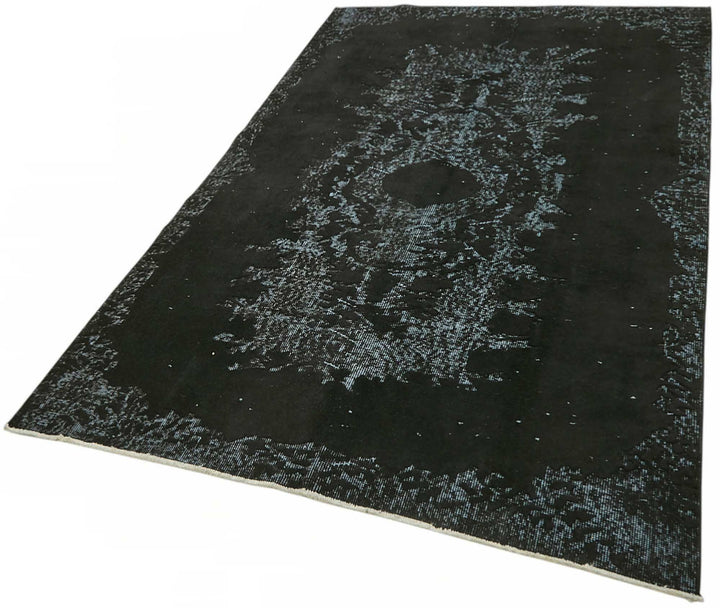 5x9 Black Over-dyed Rug - 49305
