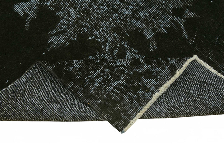 5x9 Black Over-dyed Rug - 49305