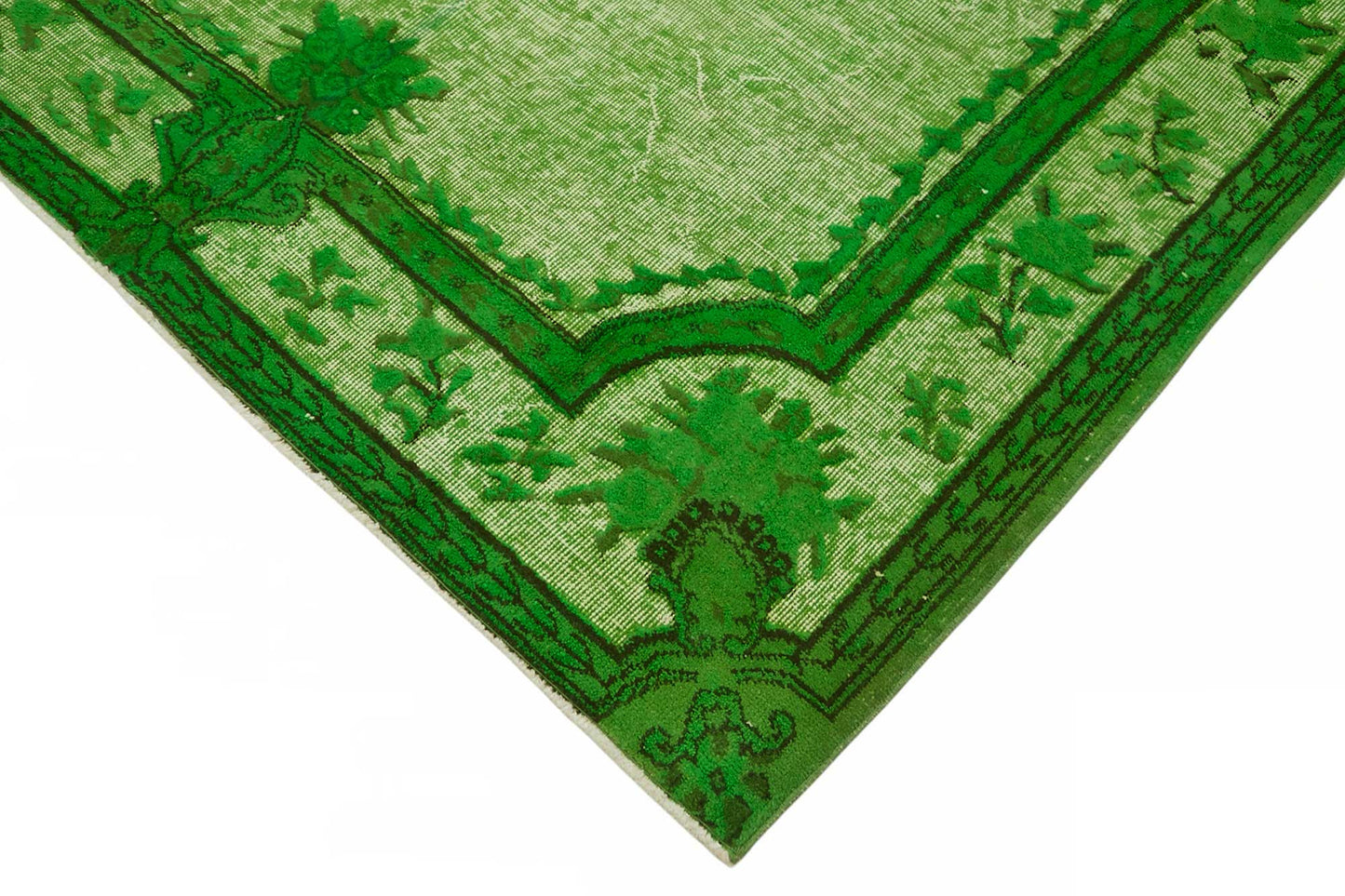 6x8 Green Over-dyed Rug - 49306